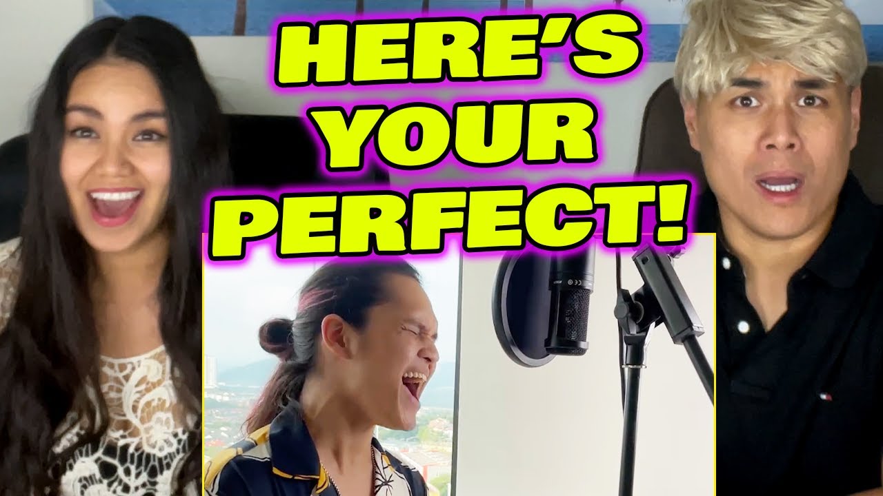FIRST TIME REACTING to Amir Masdi - Here’s Your Perfect - Jamie Miller (Cover)