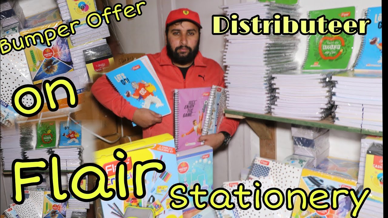 Flair Stationery Distributeer In Jammu & Kashmir 📖📚🎒