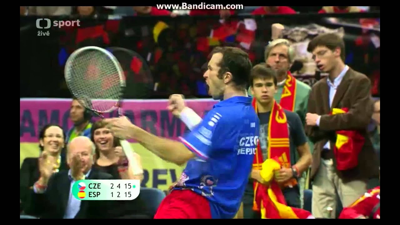 2012 Davis Cup final - diving volley by Stepanek