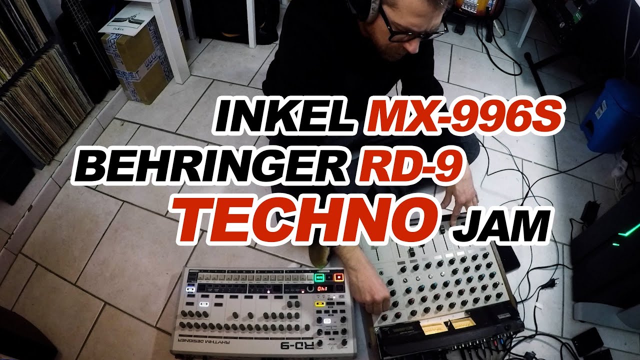 Behringer RD-9 + Inkel MX-996S - Techno JAM