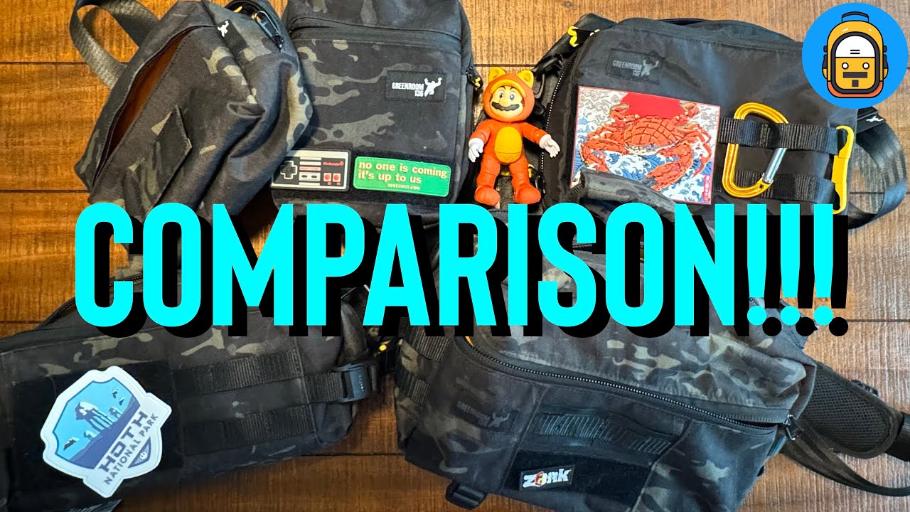 Greenroom136 Sling Bag Comparison!  Slingshifter, Metrorunner, Metromonger, Sidekeep, Quickdraw