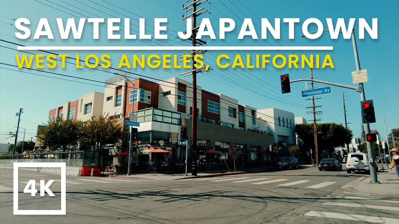 Sawtelle Japantown in West Los Angeles Walking Tour | 4K