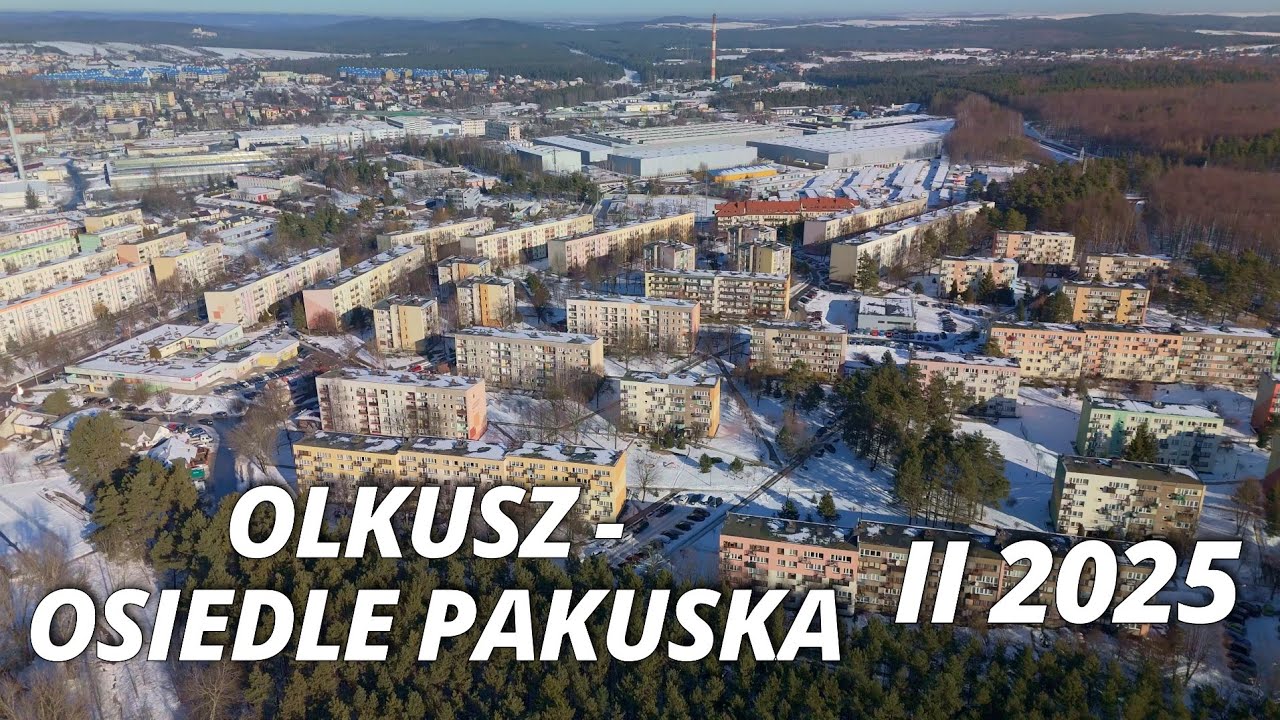 OLKUSZ z DRONA. OSIEDLE PAKUSKA z DRONA W 4K!