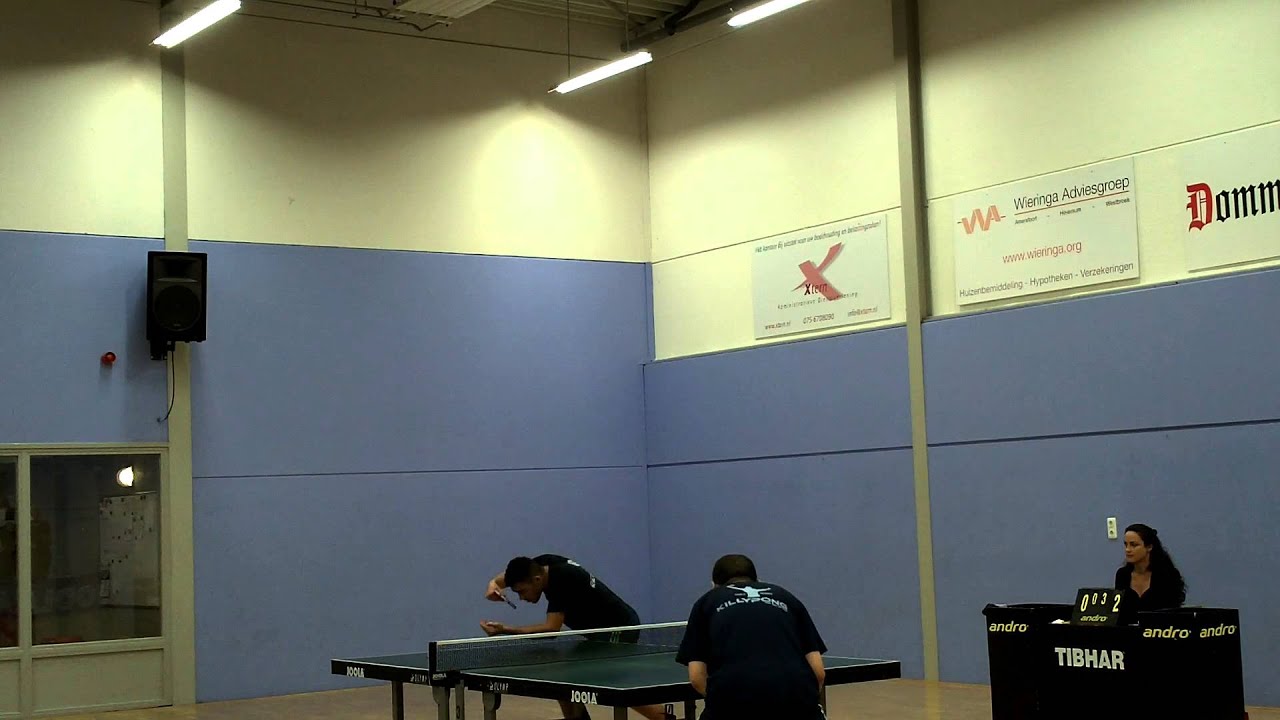 Hilversum Tournement 22 8 2015   Finale  Game 1 2 3 4 Vitta   Dong Ying