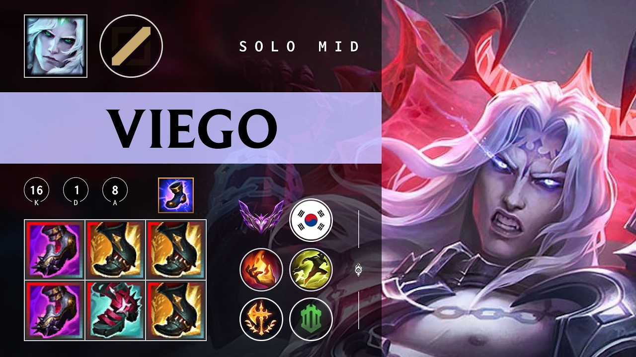 Viego Mid vs Smolder - KR Master Patch 26.04