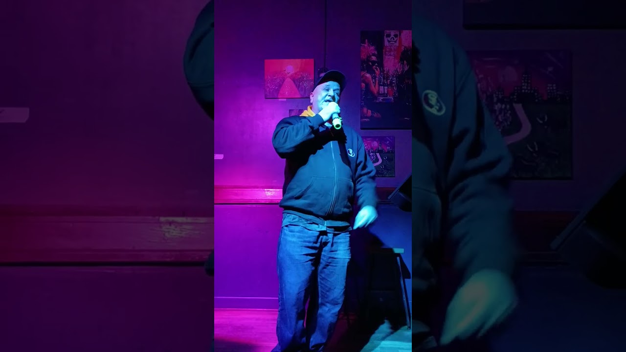 Gino rapping Dre Day at Karaoke.