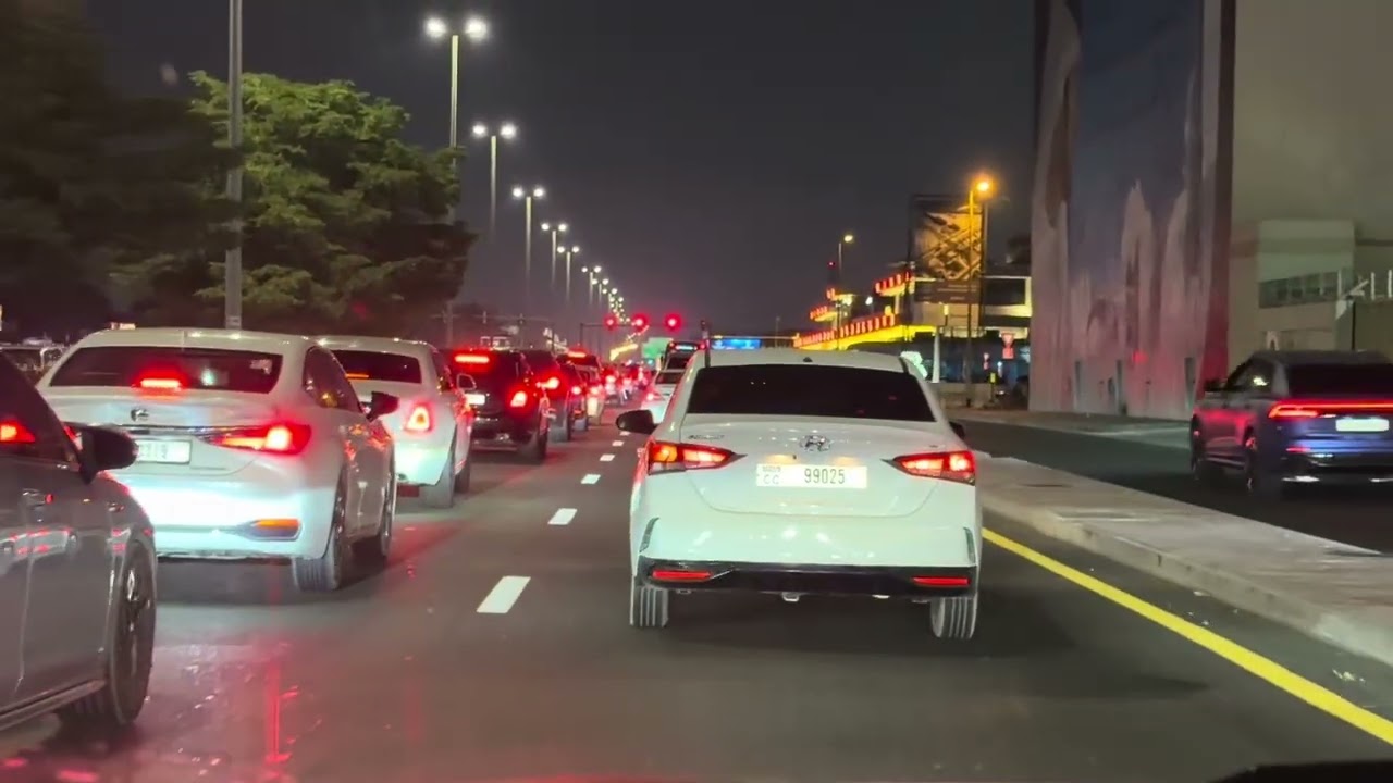 Dubai at Midnight Right Now | Driving Through the City During the Current Situation