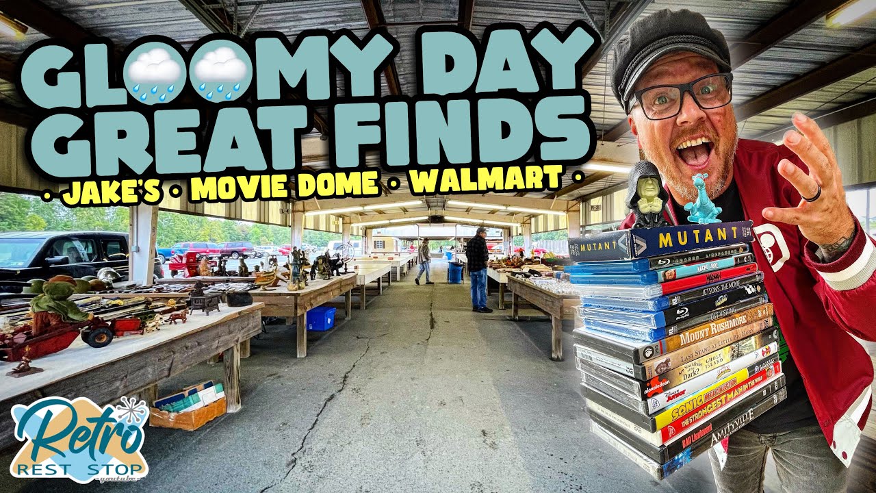 Thrifting Jake’s Flea Market, The Video Game Movie Dome & Walmart | Physical Media Collecting