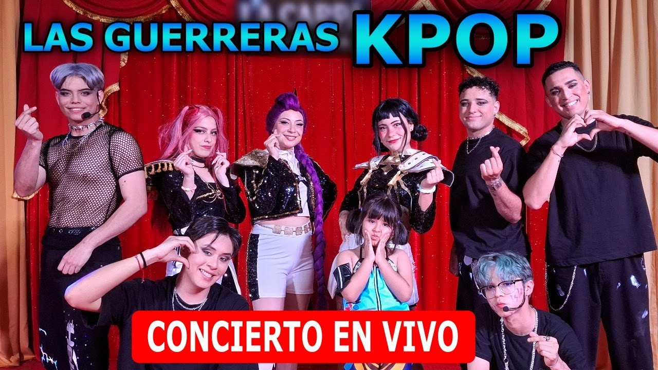 Las Guerreras Kpop Concierto VOZ EN VIVO - Kpop Demon Hunters en Concierto EN VIVO HUNTRIX