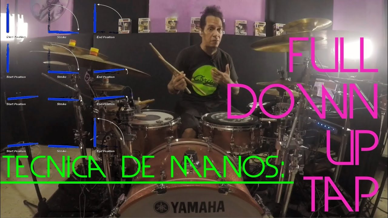 TECNICA DE MANOS: FULL, DOWN, TAP, UP STROKE