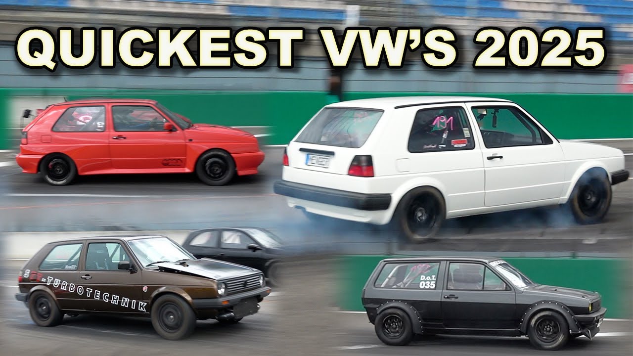 DRAGMEDIA UK TOP 20 QUICKEST VW's FILMED IN 2025