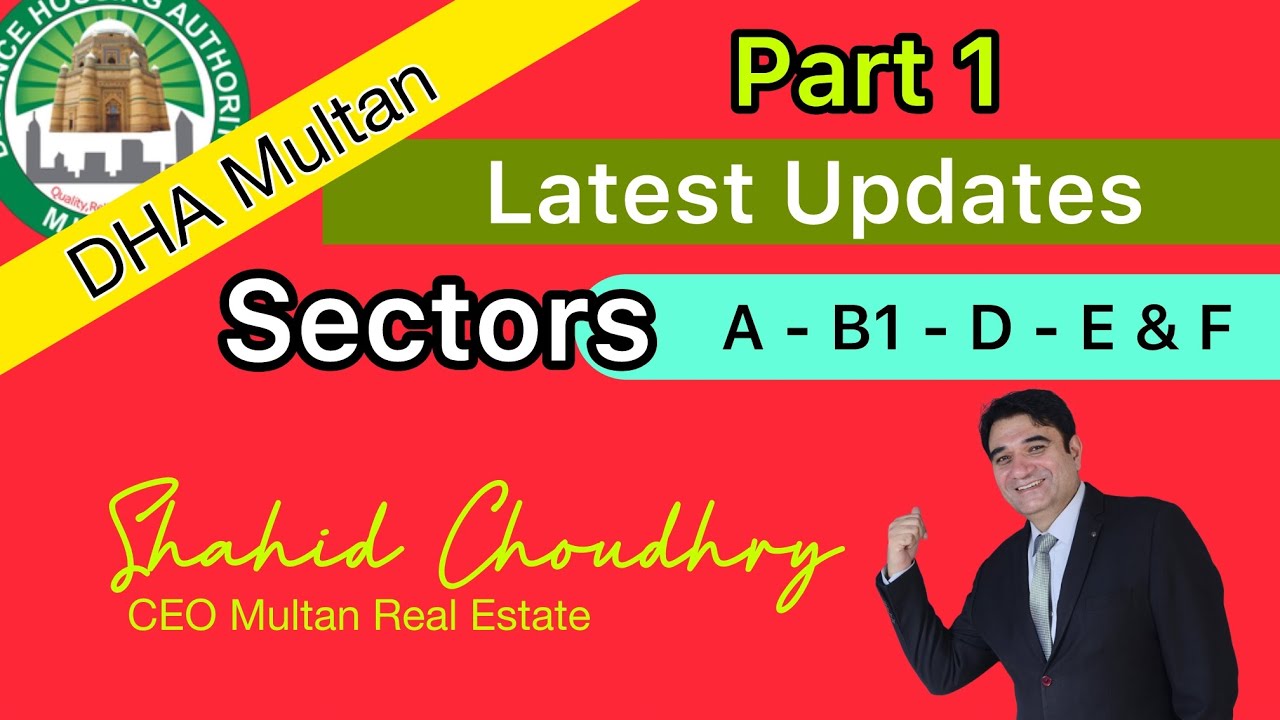 DHA Multan Latest Ground Reality & Development Updates of A, B1, D, E & F Sectors | Exclusive Vlog