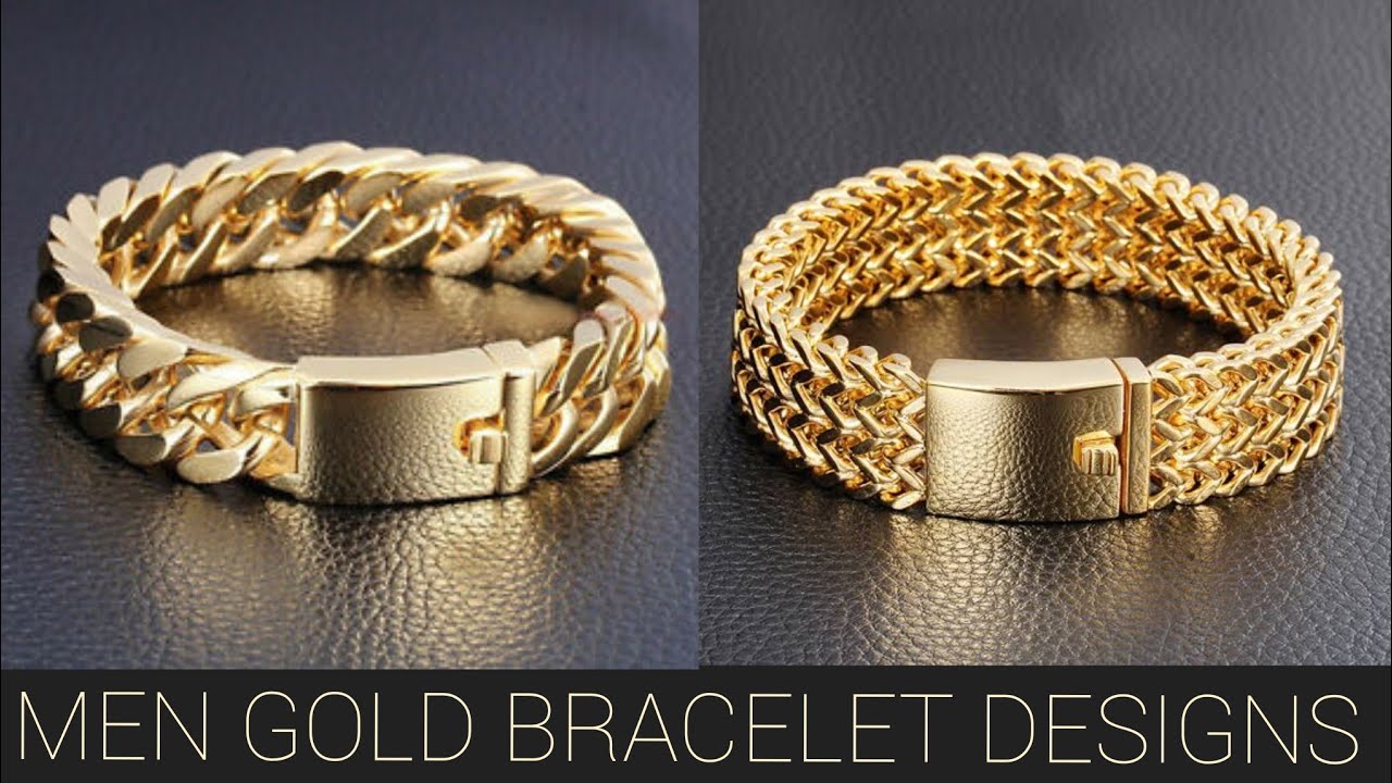 Mens Gold Bracelet designs latest collections