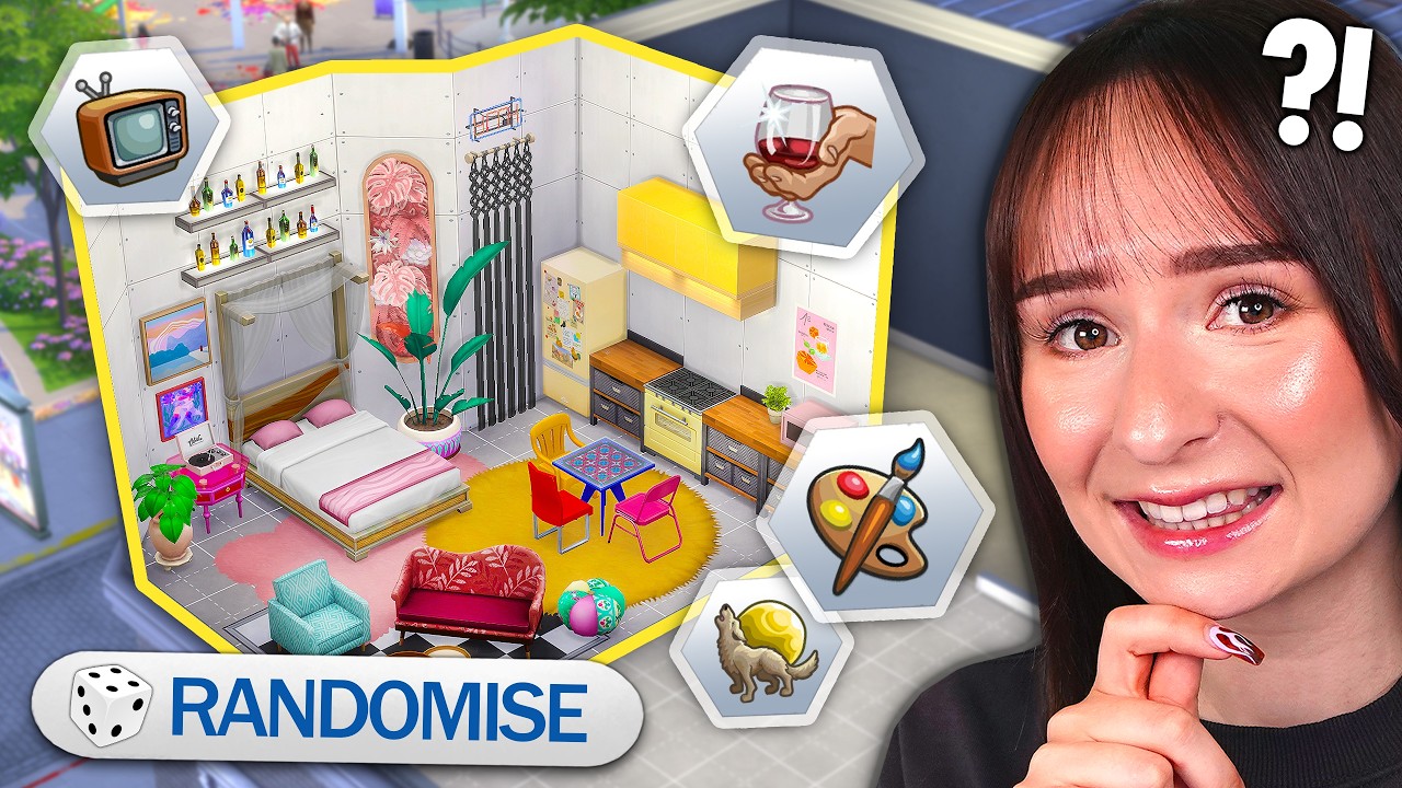 Can I build an APARTMENT for a RANDOM SIM challenge in The Sims 4?