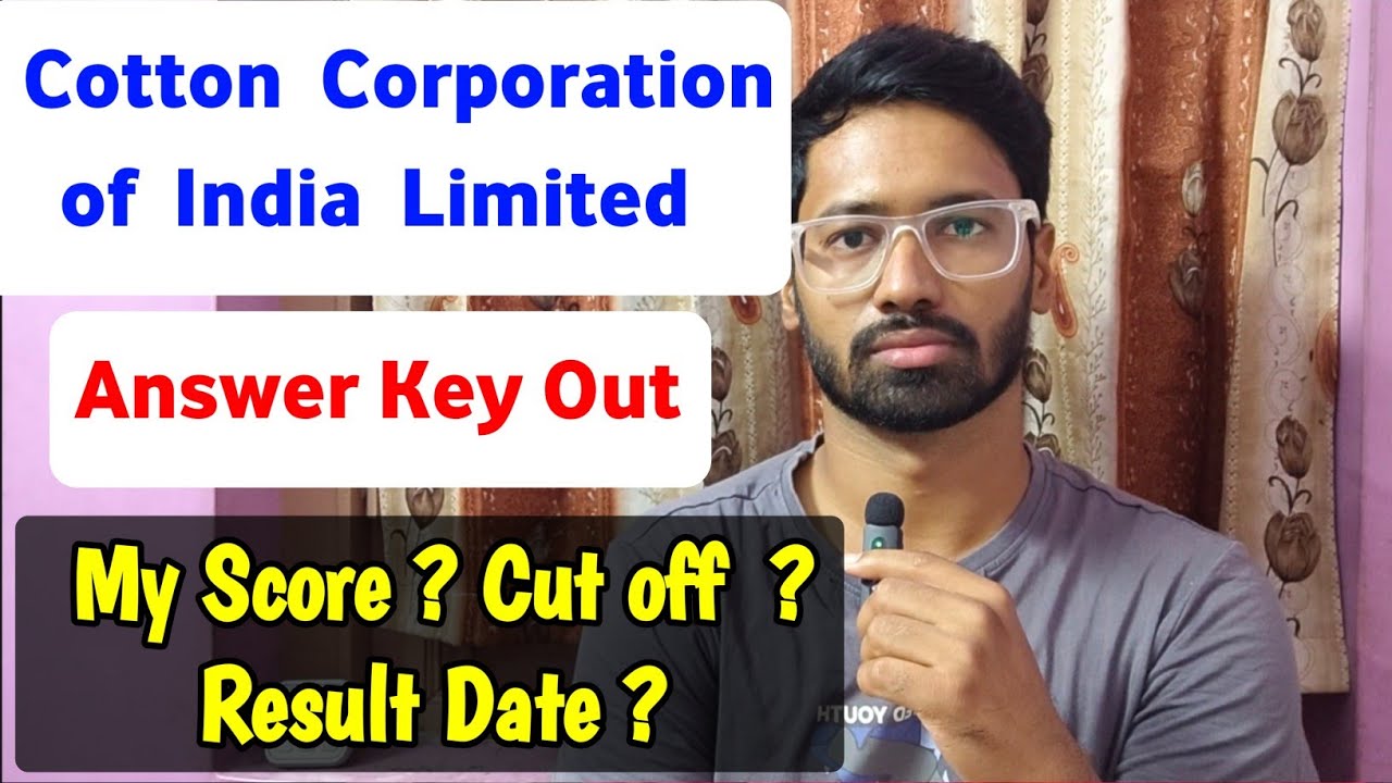 CCIL EXAM ANSWER KEY OUT ✅ Expected Cut Off | Result Date | Cotton Corporation of India Limited 2026