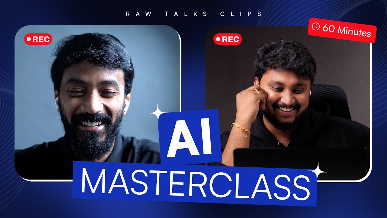 🔥1st ATTEMPT on Raw Talks - FREE MASTER CLASS ON AI | #rawtalksclips #telugupodcasts