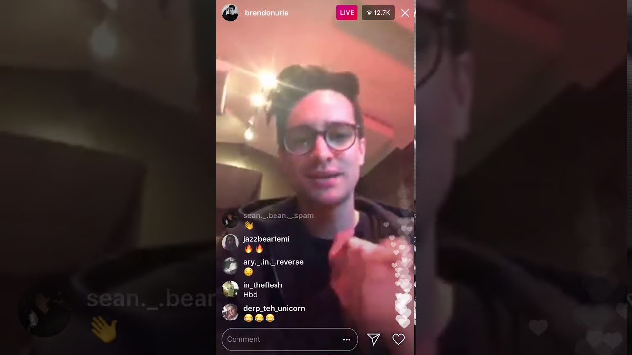 Brendon’s Birthday Live!