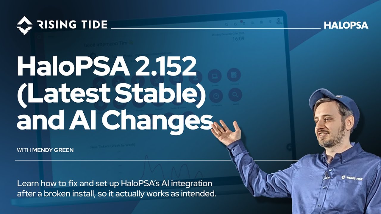 HaloPSA - 2.152 (Latest Stable) and AI Changes