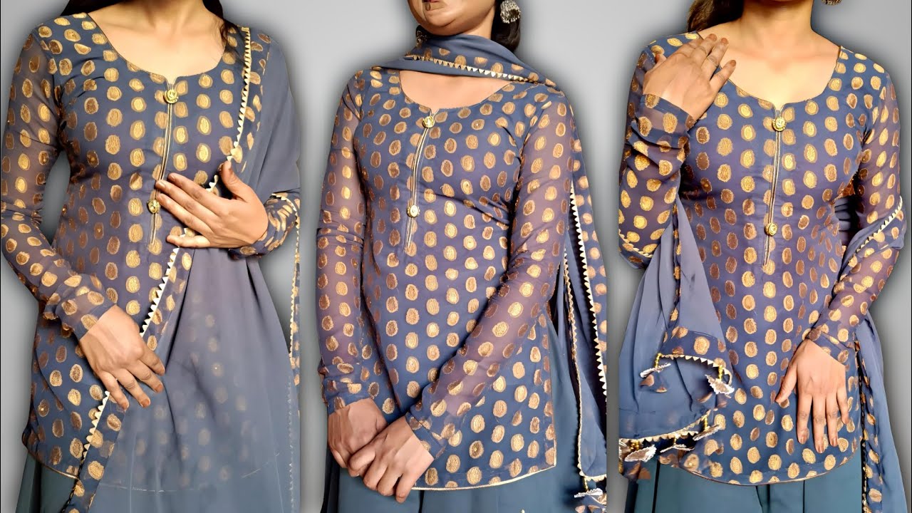 Astar Wale Suit Ki Cutting And Stitching | Lining Kurti Cutting & Stitching | Designer kurti Making