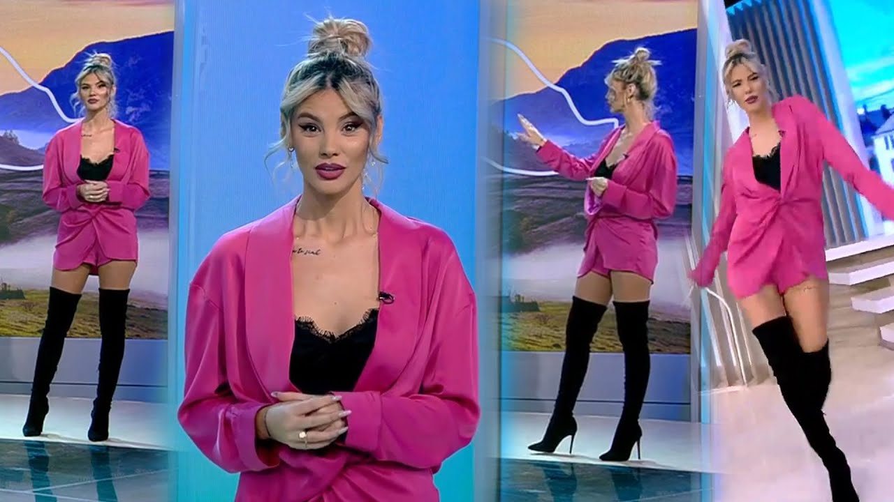 RAMONA OLARU (ROUMANIE) MAGNIFIQUE EN CUISSARDE (BONUS DANSE À LA FIN)