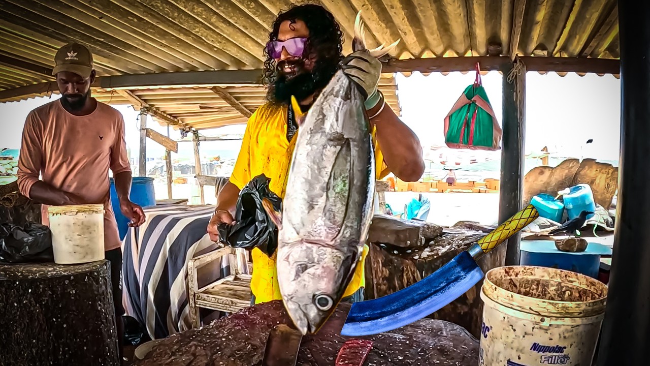 Pure Skill! Watching Ravi Cut This Tuna Is Surprisingly Relaxing