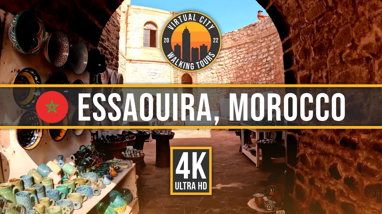 🇲🇦 ESSAOUIRA, MOROCCO – 4K Walking Tour of a Stunning Seaside City