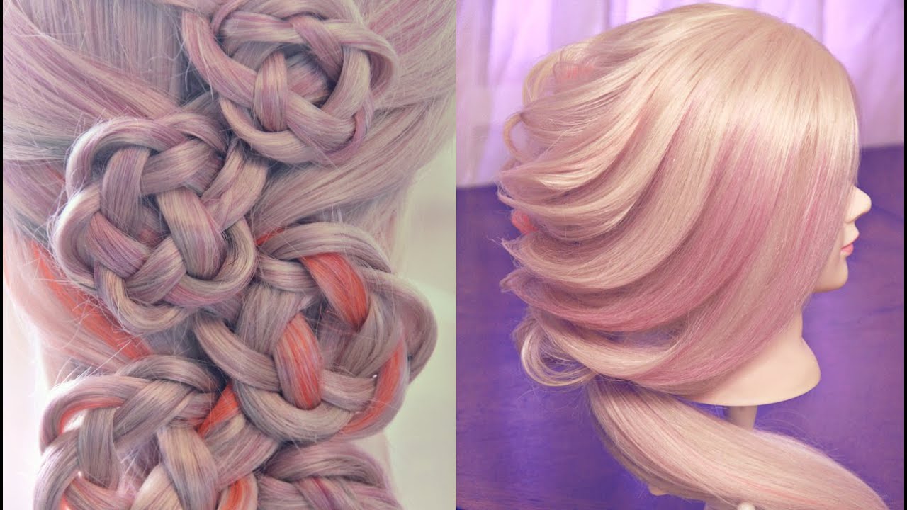 Необычные косы и плетения | Авторские причёски | Лена Роговая | Hairstyles by REM | Copyright ©