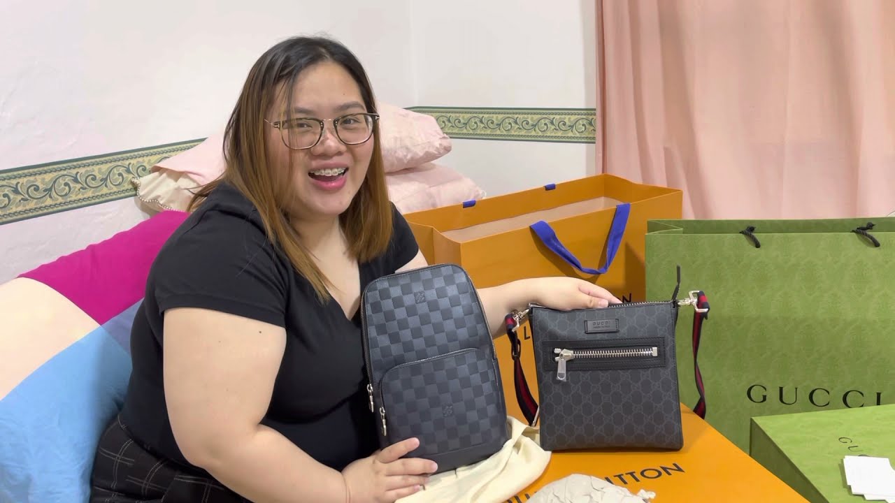 Gucci GG messenger Bag and Louis Vuitton Avenue Bag  | No Edit Unboxing | Qatar