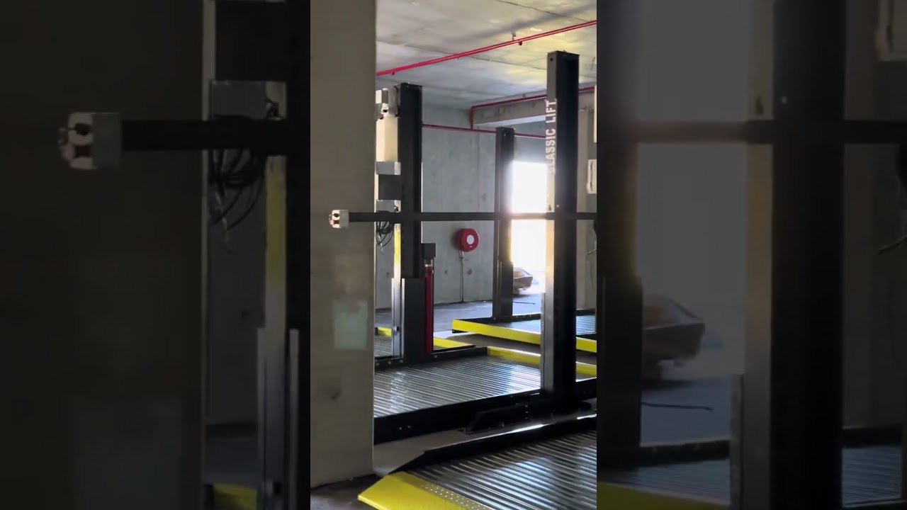 Fast Car Stacker installation and testing  #classicliftaustralia.                #car stacker