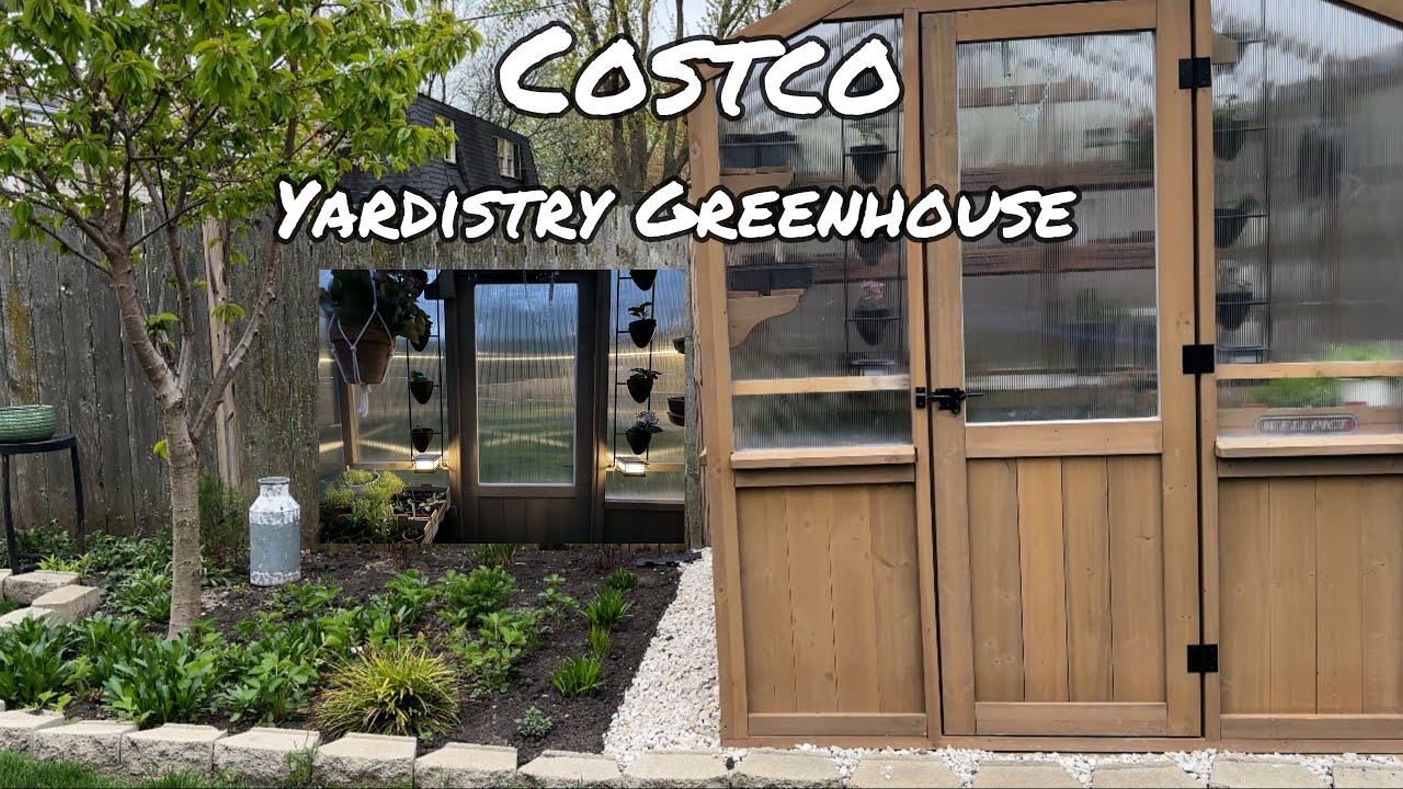 Установка и проверка теплицы Costco Yardistry