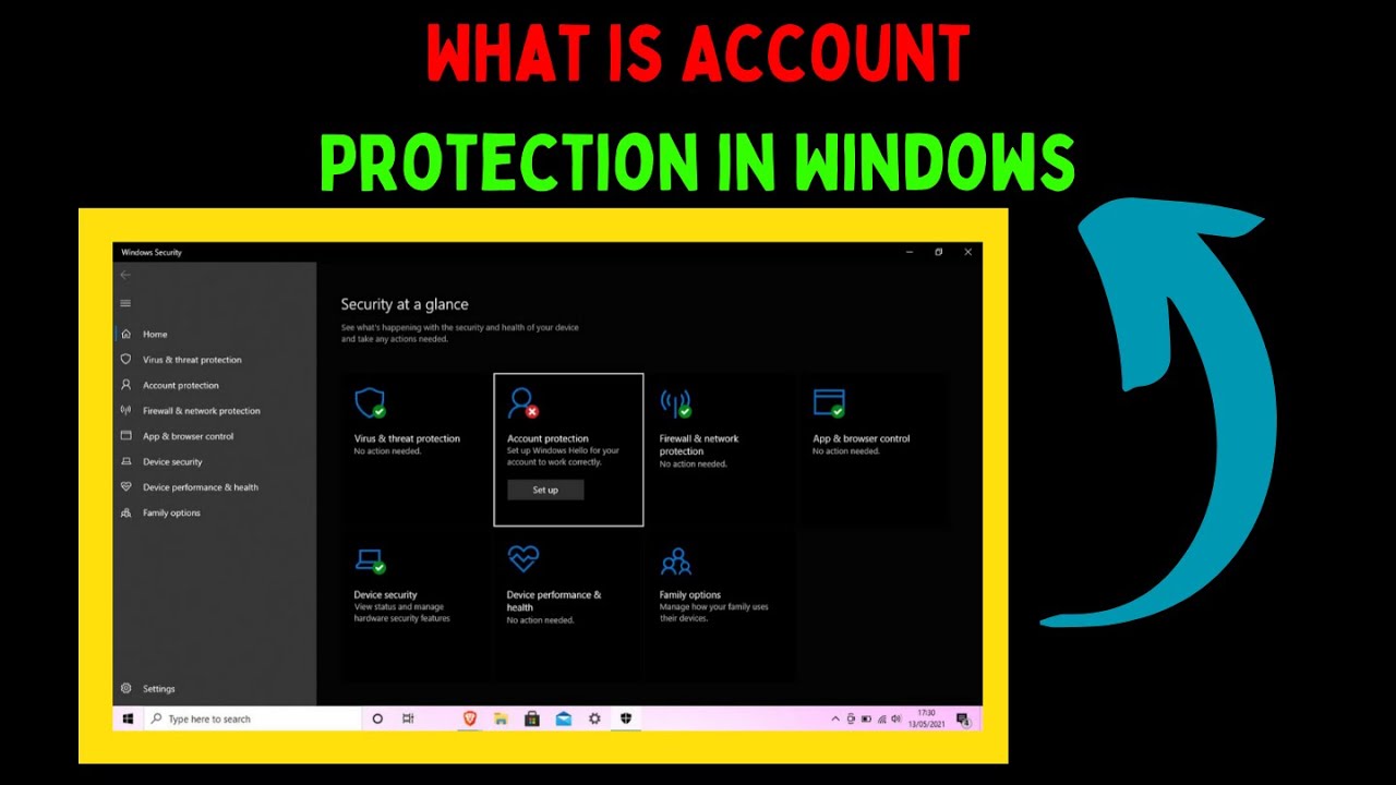 Что такое защита учетных записей в Windows 11?