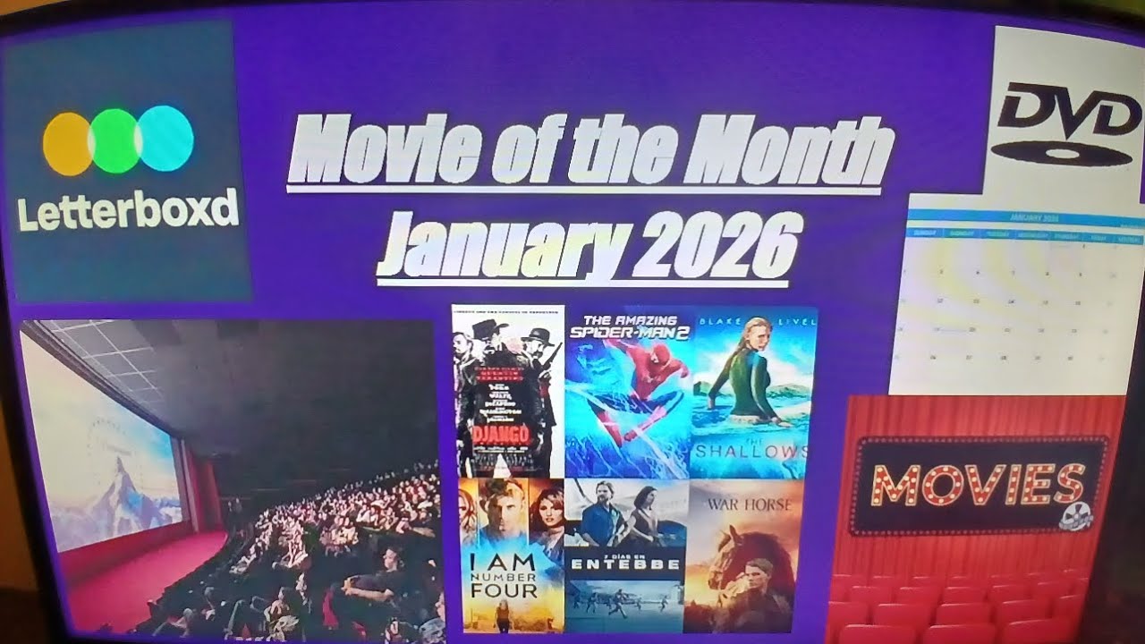 Movie of the Month January 2026 The first of the new year. 