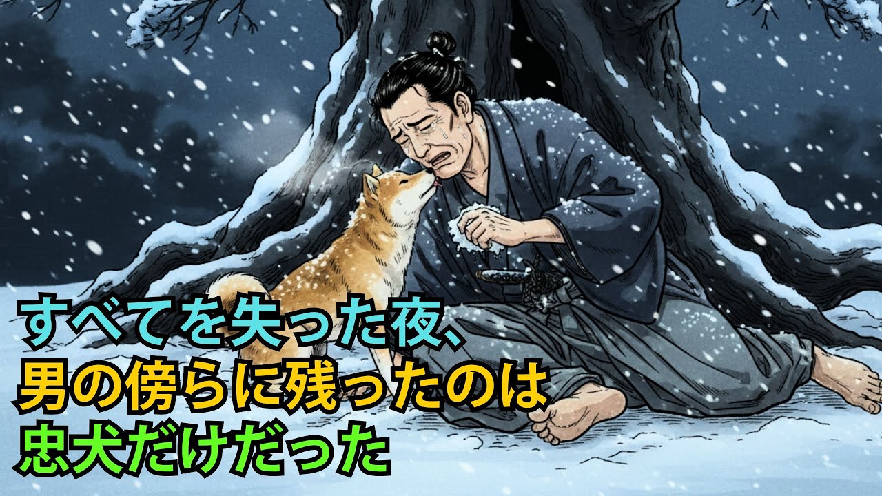 すべてを失った夜、男の傍らに残ったのは忠犬だけだった| 野談 | 伝説 | 昔話 | 説話 | 民話
