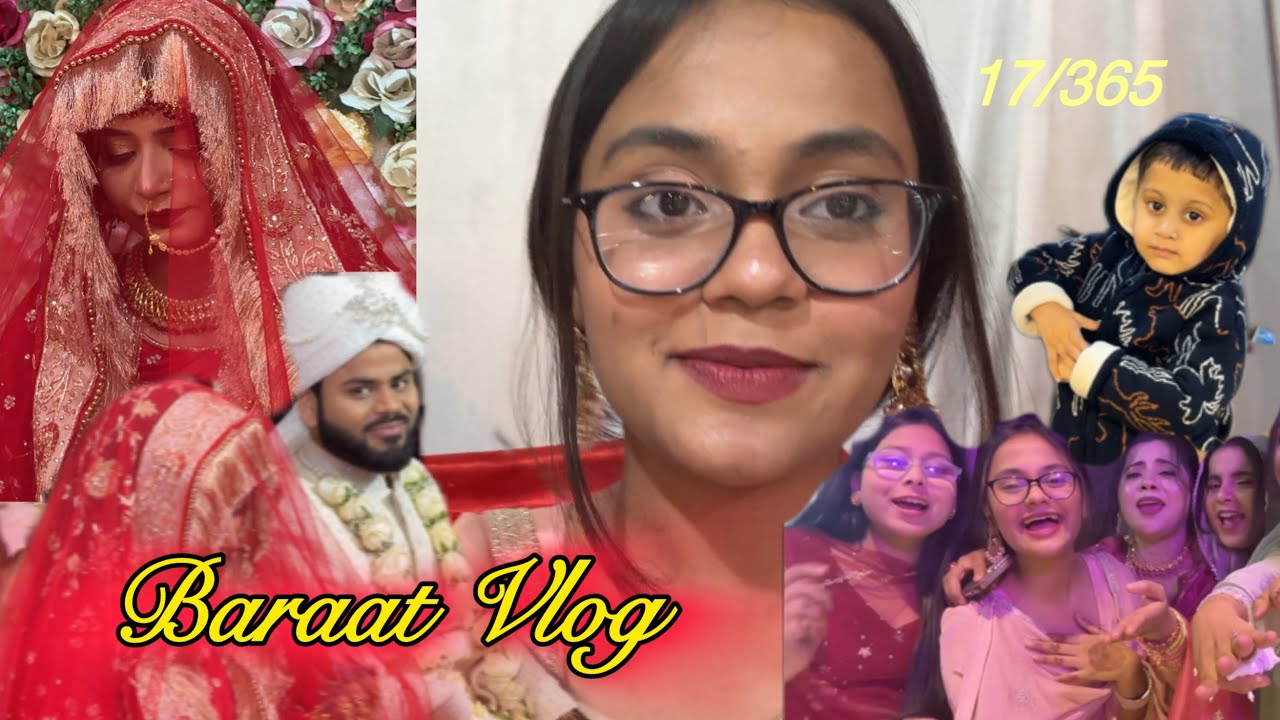 Baraat vlog ❤️ | Nikaah day ✨ | Zaid Ali weds Nausheen | Shaadi mein baarish ho gayi 😭