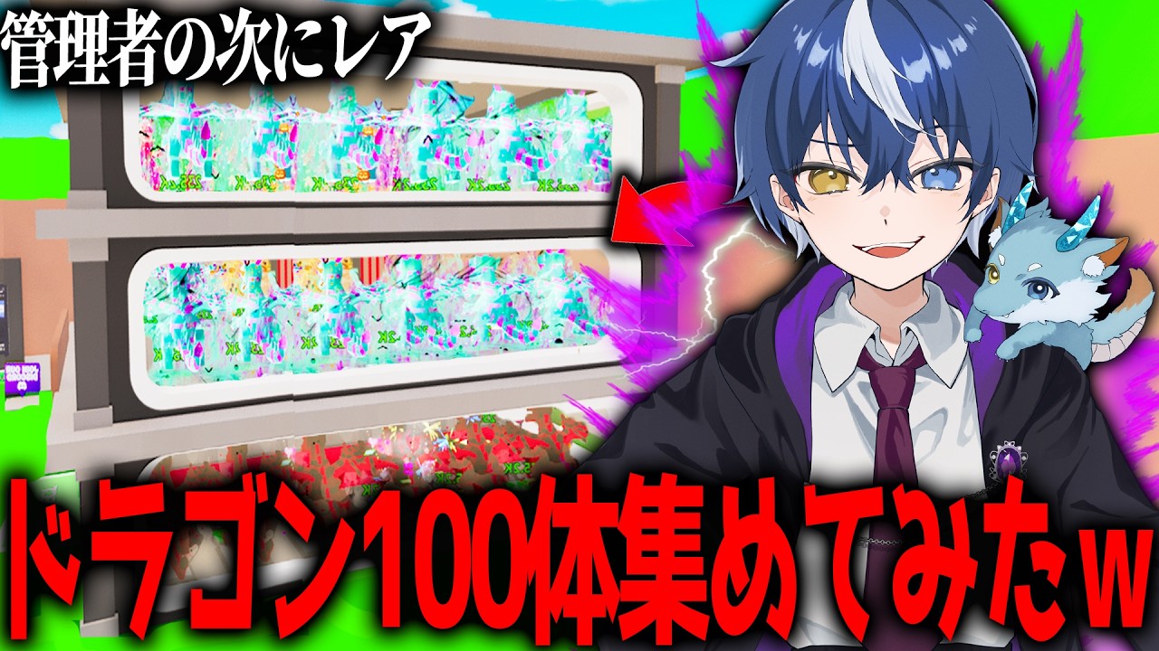 ドラゴン100体集めて