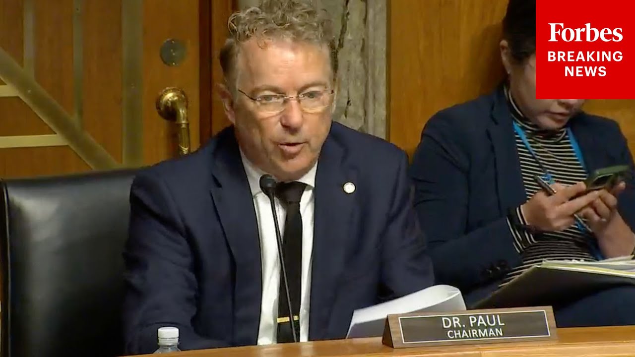 Rand Paul Leads Senate Homeland Security Committee Confirmation Hearing For Pending Nominees