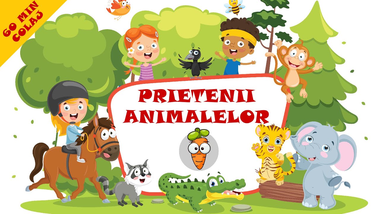 Prietenii Animalelor - 60 Minute Colaj Cantece Pentru Copii