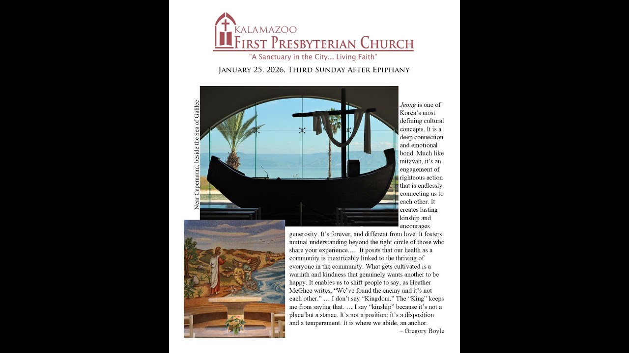 Sunday Service  January 25,  2026  - 10AM