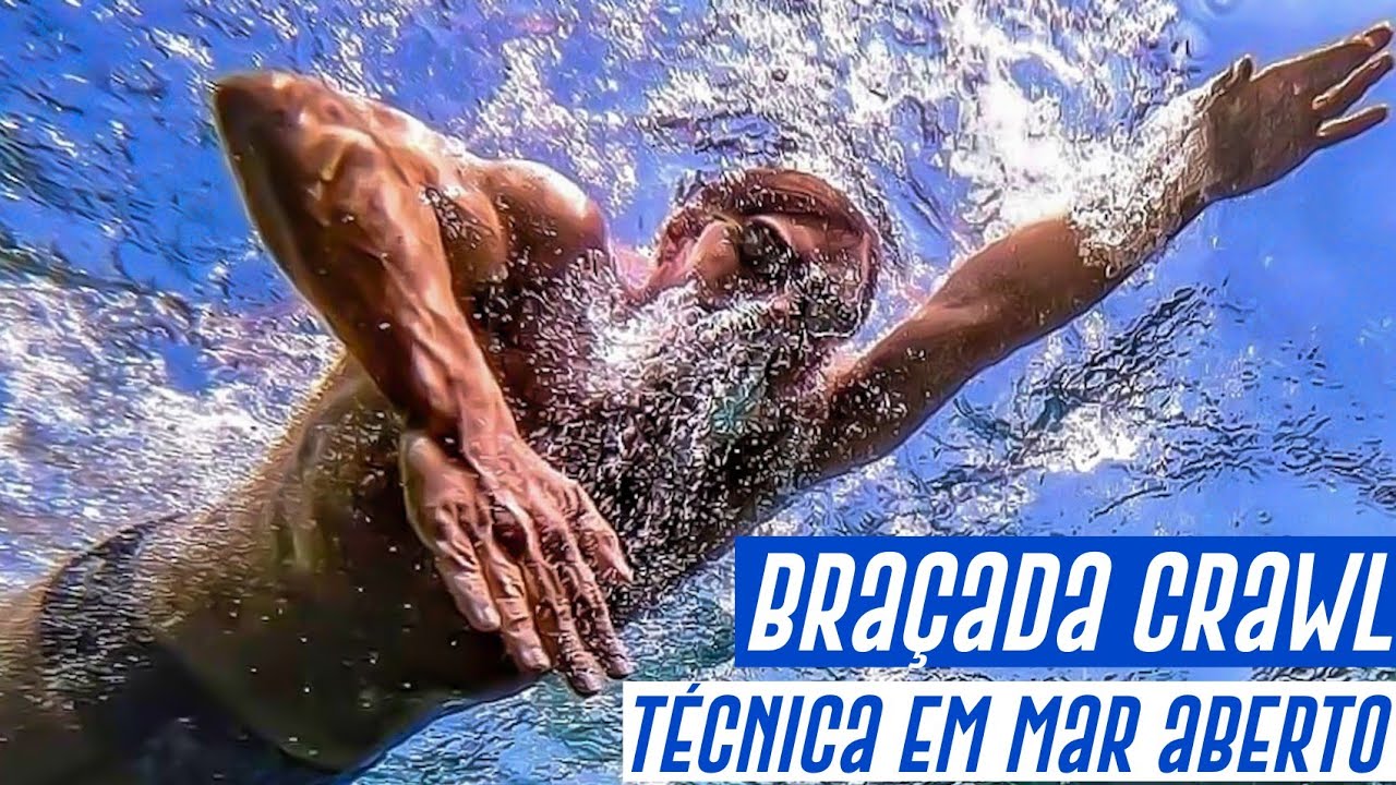 Técnica PERFEITA da braçada CRAWL para nadar no MAR ABERTO