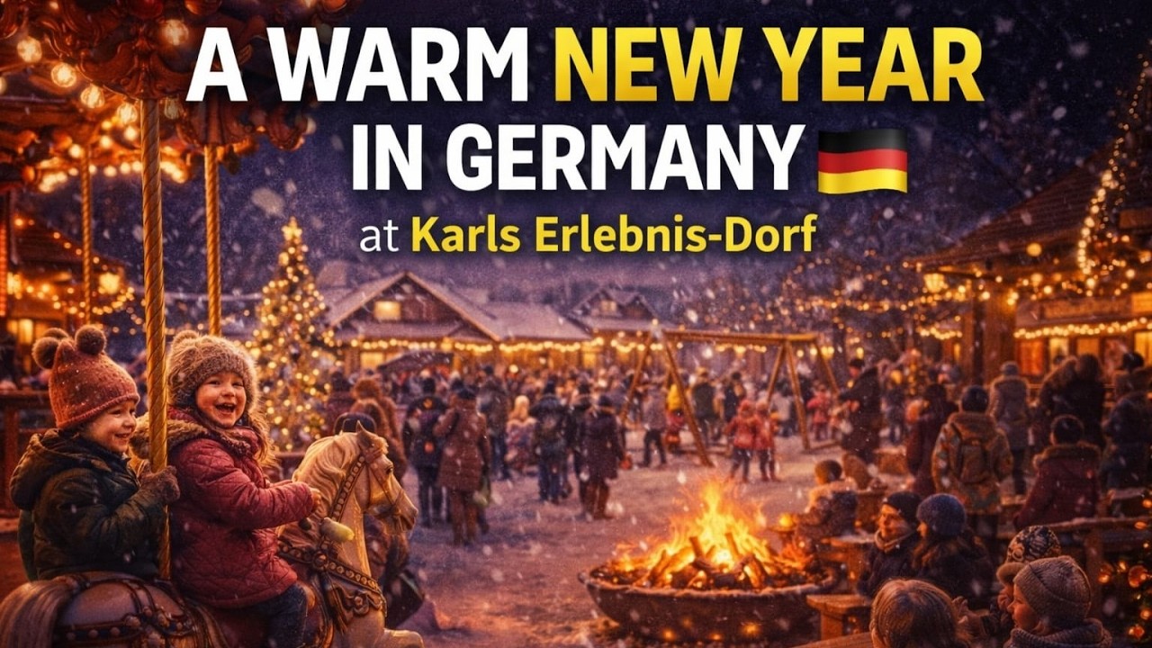 A Calm New Year Walk at Karls Erlebnis-Dorf, Döbeln | Germany