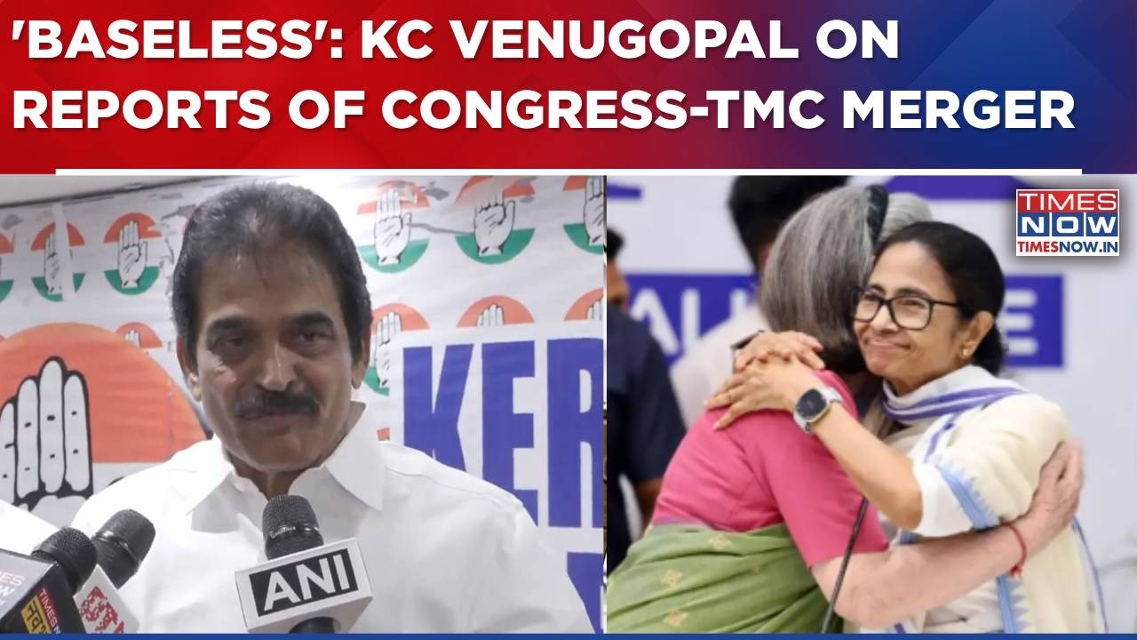 KC Venugopal Rejects Reports Of Congress-TMC Merger: 'Completely Baseless' | WATCH Ground Report