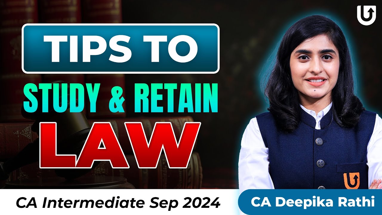 CA Inter Law can get Super easy to Study and Score by Following these tips.| Ultimate CA #cainter