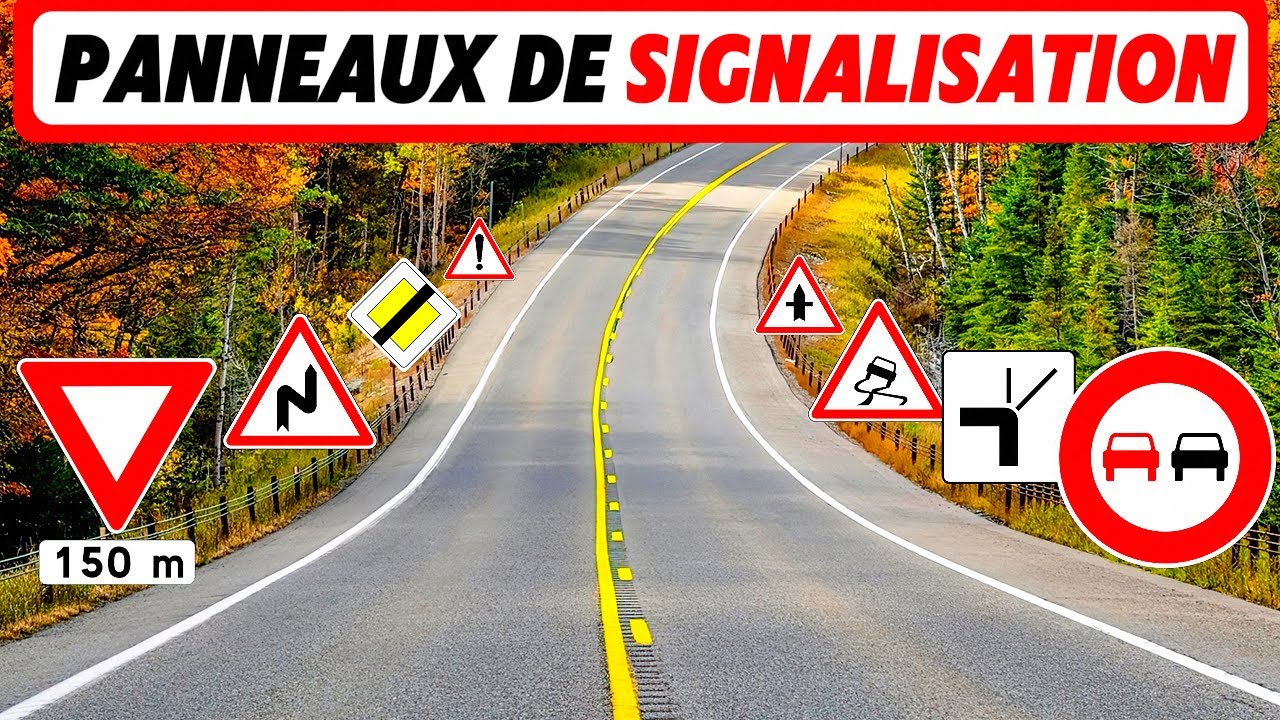 Examen théorique du Permis de conduire - Panneau de signalisation N°3 # Code de la route