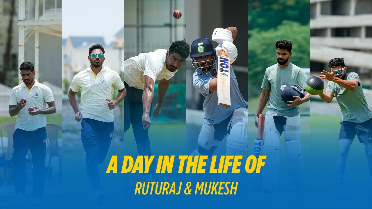 A Day Inside Training With Rutu & Mukesh | WhistlePodu | CSK
