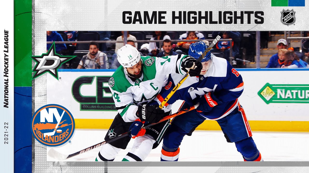 Stars @ Islanders 3/19 | NHL Highlights 2022