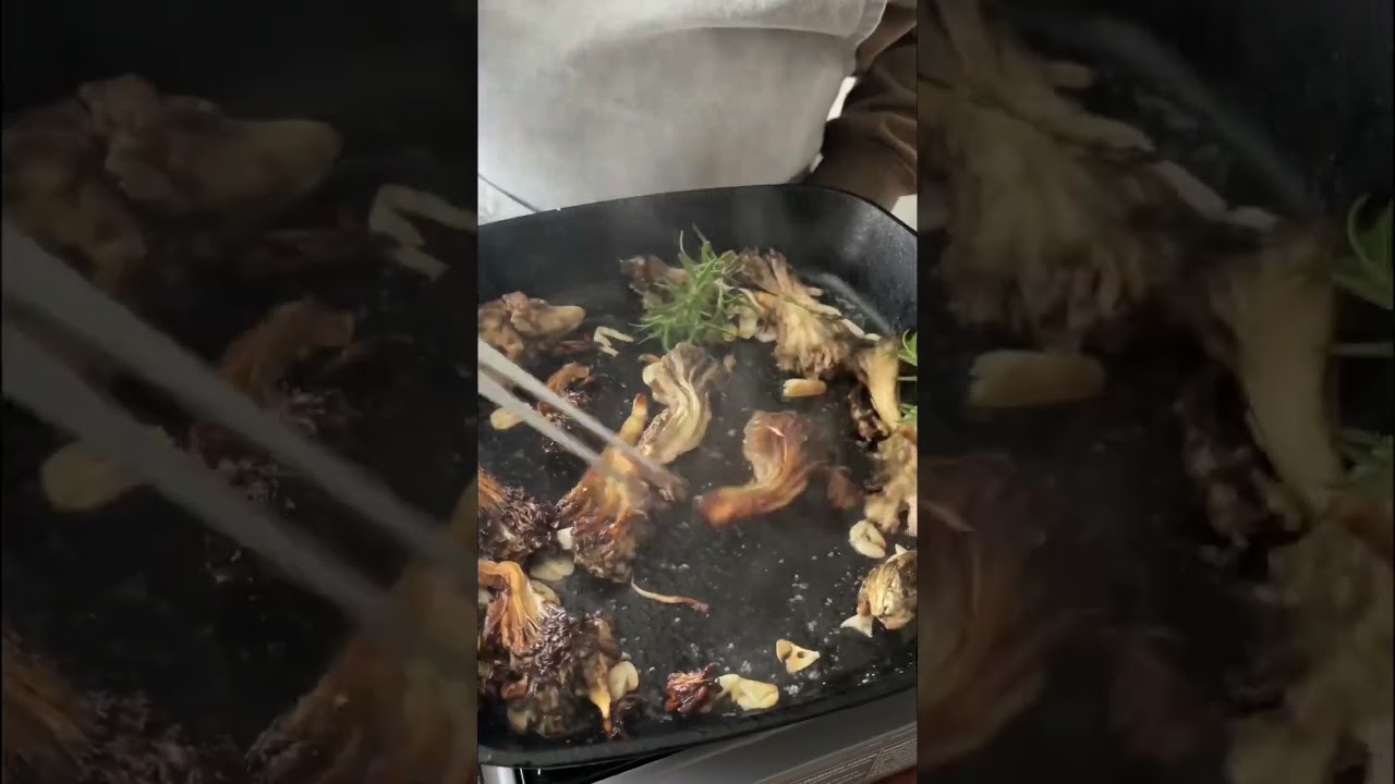 EASY MAITAKE MUSHROOM RECIPE ! #shorts #food
