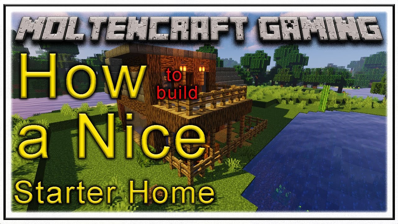 How to Build a Nice Starter Home in Minecraft | 1.15.2 |