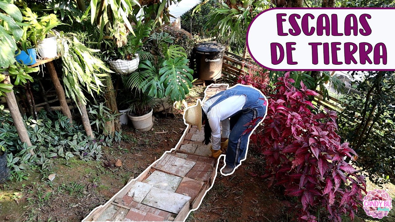 Haciendo escalas de tierra en el jardín |Candy Bu