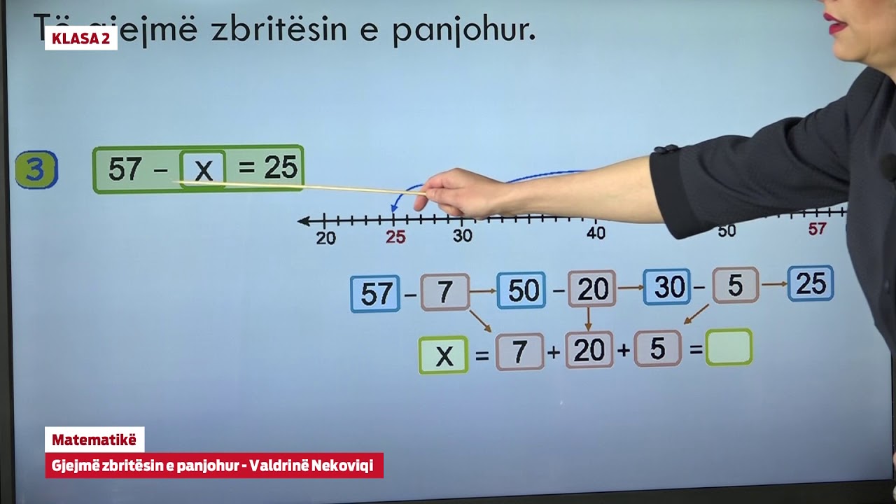 2510 - Matematikë - Gjejmë zbritësin e panjohur