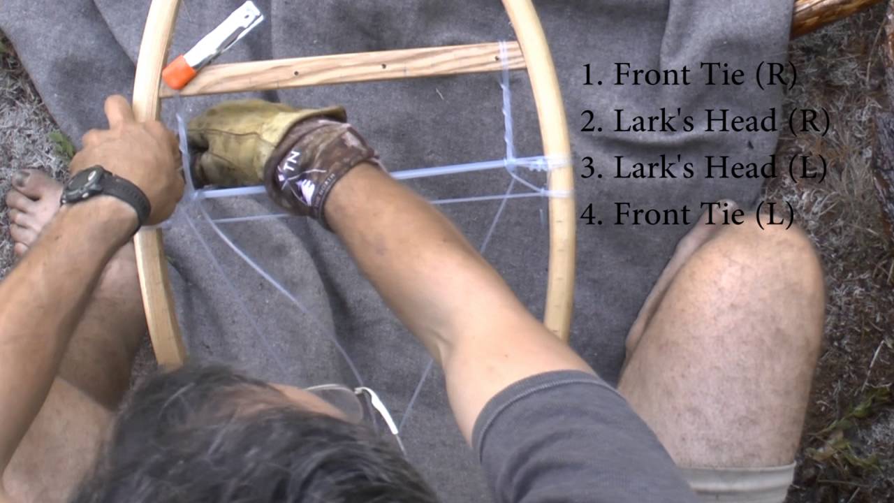 Snowshoe Weaving Part 4: Main Body Pattern